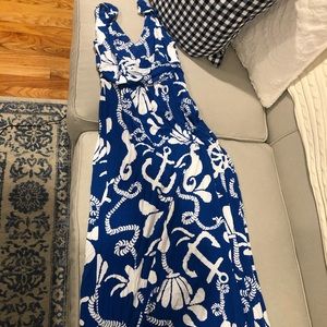 Lilly Pulitzer Nautical Maxi Dress